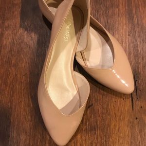 Nine West Patent Leather Nude Shoes
